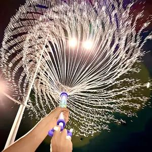 3 colors, large size 38cm, 120-hole water outlet, suitable for all seasons, children's fireworks water gun toy, Handheld, for outdoor swimming pools, beach party games, pool water fights, photo props, birthday gift for boys and girls