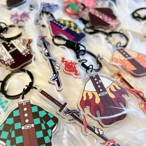 Japanese Anime Ghost Killer Keychain with Unique Designs and Durable Materials for Fans