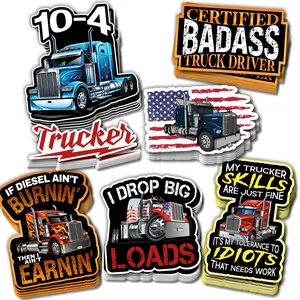 Semi Truck Driver Sticker Pack - Truck Sticker, Funny Sarcastic Stickers, Cooler, Toolbox, Meme Stickers, Laptop, Blue Collar, Decal