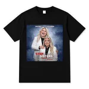 Druski x Erika Kirk Funny Shirt, Cotton T-Shirt, Top Fashion Step Sis Tee