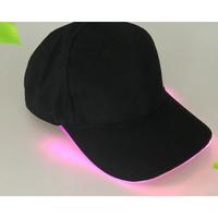 Black hat pink light
