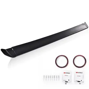 Rear Spoiler Wing, PP Plastic Car Parts, Styling Upgrade Auto Body Replacement Part, Fits Fleetside 1999-2006 Chevy Silverado 1500 & Chevrolet Sierra 1500 Truck Accessories