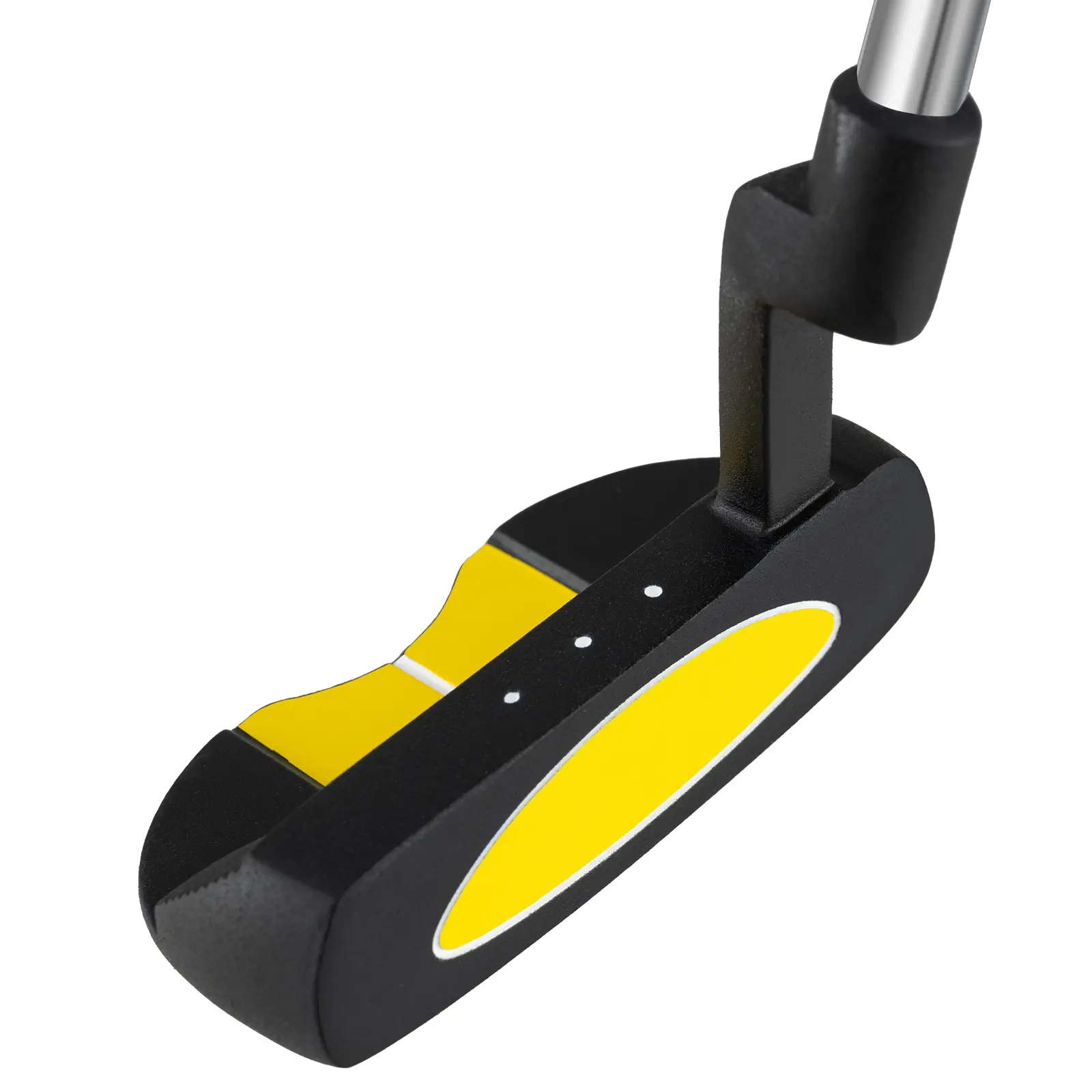 COSTWAY - Junior Mallet Putter Individual Gold Club for 8-10 years old Kids-Yellow