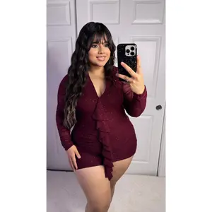 Selena Rhinestone Ruched Dress - Maroon