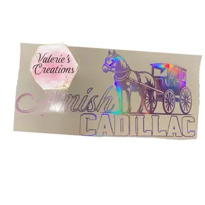 “Amish Cadillac” 10x6 Truck Decal