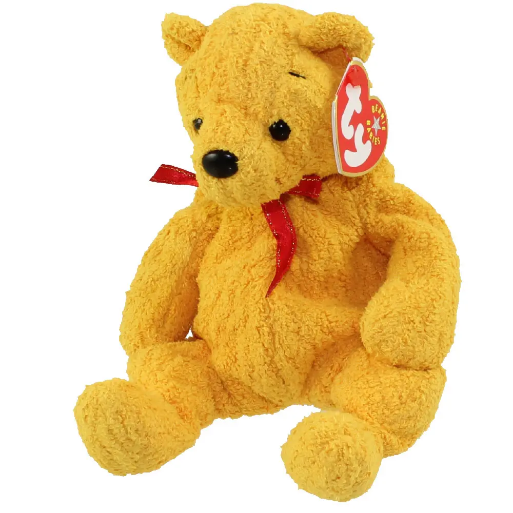 TY Beanie Baby - Poopsie the Bear (8 inch) (2001) MWMTs