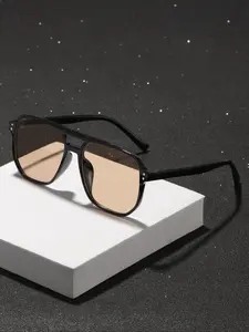 Men's Pilot Frame Sunglasses, Lightweight Durable Sunglasses, Trendy Casual Sunglasses for Everyday Use, Fashion Accessories for Outdoor Activities, Aviator Frames Sunglasses