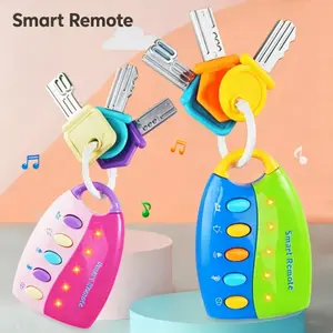 Baby Toy Musical Car Key Vocal Smart Remote Car Voices Pretend Play Educational Toys For Children Baby Music Toys