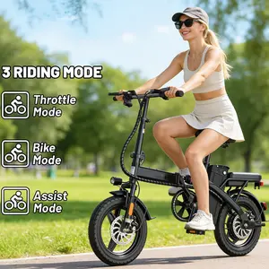 ASKMY E14 Urban Folding E-Bike 350W, Enhanced Safety Battery,