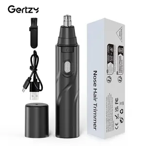 USB Rechargeable Nose Hair Trimmer, 1 Piece Portable Nose Hair Shaver, Safety Nose Hair Removal Tool for Men & Women, Personal Care Appliances, Hair Removal Solution