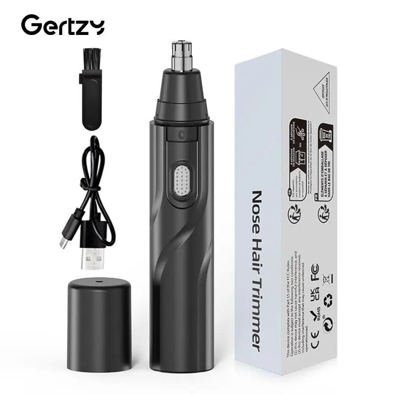 USB Rechargeable Nose Hair Trimmer, 1 Piece Portable Nose Hair Shaver,  Safety Nose Hair Removal Tool for Men & Women, Personal Care Appliances,  Hair Removal Solution - TikTok Shop
