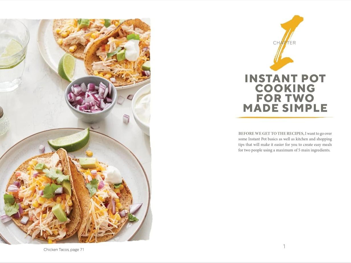 5-Ingredient Instant Pot Cookbook for Two