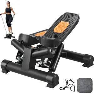 VEVOR Stair Stepper, Mini Stepper for Exercise at Home, Hydraulic Fitness Stepper with Resistance Bands, Full Body Workout Cardio Equipment, Stair ClimberVEVOR Super Brand Day