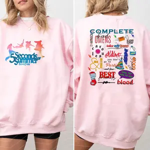 2 Sided 5 Seconds of Summer TShirt, 5 Seconds of Summer Show Tour 2023 sweatshirt, 5 Seconds of Summer Album Merch, 5SOS Tee Hoodie Sweatshirt