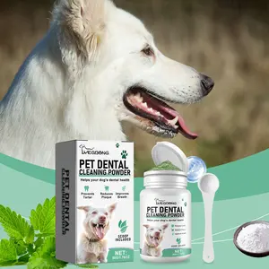 Dog Tooth Cleaning Powder - Gentle Formula to Freshen Breath and Protect Your Pet's Oral Health