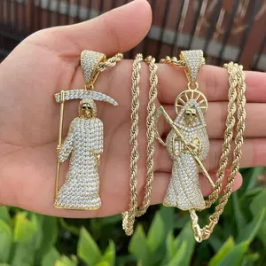 High quality Santa Muerte Rope/torzal No Green Skin durable Jewelry (holy death)