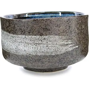 Japanese Handcrafted Matcha Tea Bowl Brown, Matcha Tea Cup Ceremony, Authentic Pottery, Hagoromo Chawan
