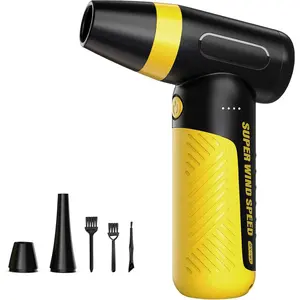Electric  Duster & Blower, 150000 RPM Super Power Adjustable Air Duster, 3 Speed Cordless Mini Blower, USB Rechargeable (5V/2A), Portable Dust Remover for  Keyboard