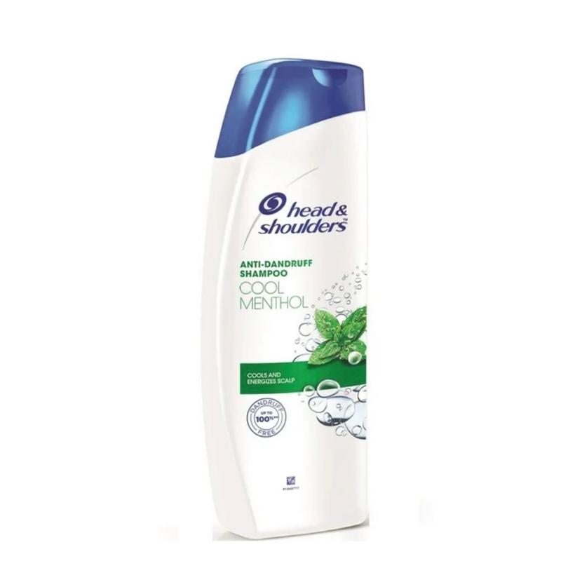 Head & Shoulder Anti Dandruff Shampoo Cool Menthol 400 ml. (2 Pack) - Refreshing Cleansing for Scalp Health, Alcohol Free, Dry, Multi-Pack