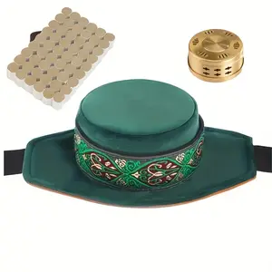 Cloth Sleeve Moxibustion Box, Portable Moxibustion Box for Home Use Is Very Suitable for Waist, Neck, Knees, Shoulders, Back, Waist and Abdomen, Smokeless Moxibustion Cloth Cover, Lightweight and Compact, Easy to Use, Very Suitable for Home
