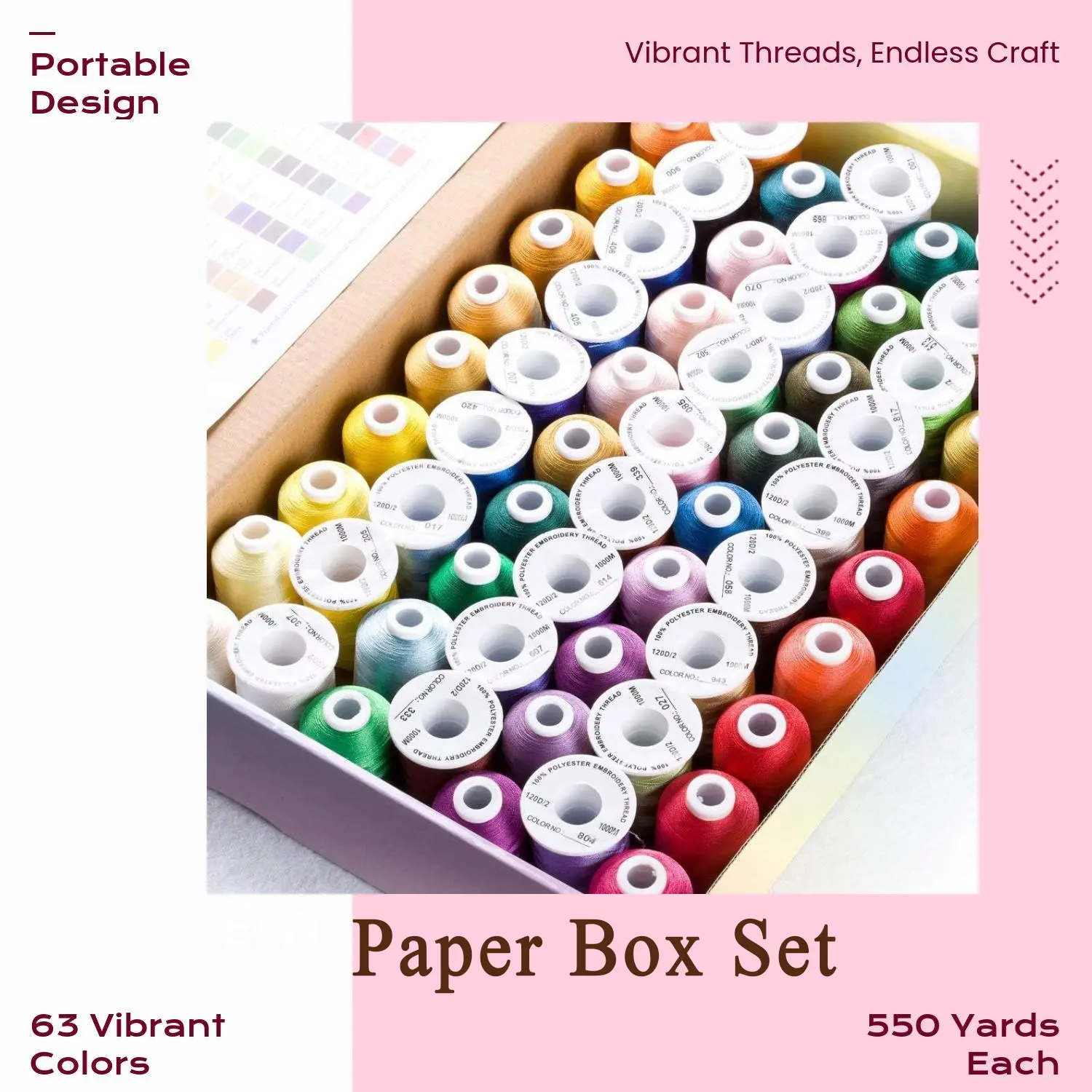 63-Colors  paper box set