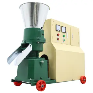 Yokoma 220V Chicken Feed Pellet Mill Machine 8MM. Produces standard 8mm feed pellets, easy operation, perfect for poultry and farm feeding use.