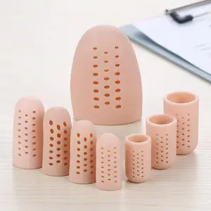 Silicone Toe Separator & Bunion Protector for Women and Men, Breathable Soft Gel Sleeve Prevents Blisters Corns Callus, Comfortable Toe Spacers for Pain Relief, Washable & Reusable