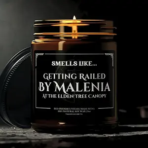 Elden Ring Candle, Getting Railed by Malenia Funny Candle, Elden Ring Gamer Candle, Gift For Him, Bloodbourne Merch Gift for Gamer Friend