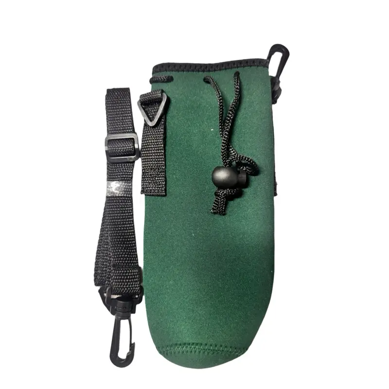 Heat-Resistant Neoprene Beverage Bottle Carrier - Insulated Kitchenware Drinkware Accessory, Maintains Drink Temperature, Fits Standard Bottles, Practical At-Home Use Item