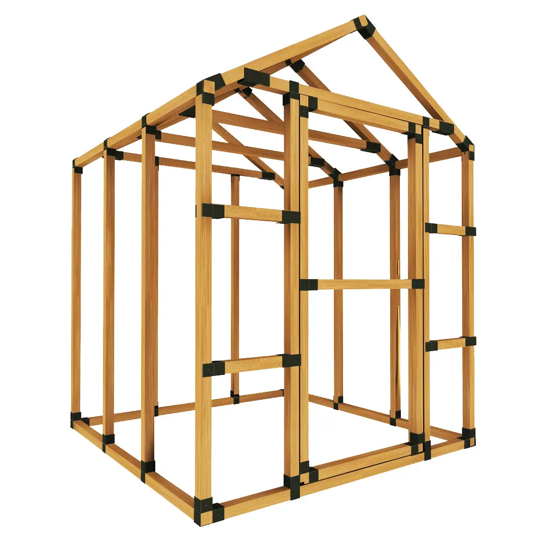 6X6 Basic Storage Shed Kit