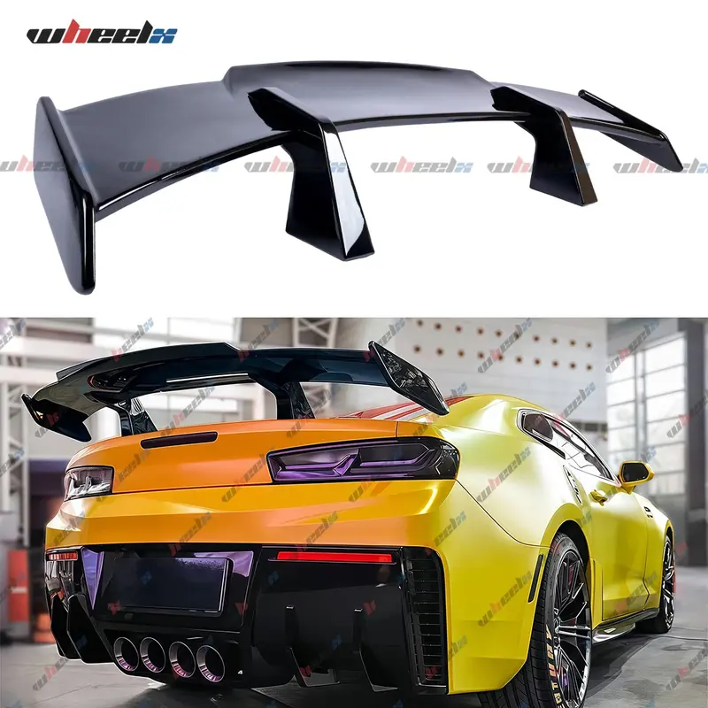 58" MP Style Universal Trunk Spoiler | PRO Series Gloss Black Carbon Fiber | Fit Chevy/Ford Mustang/BMW/Mercedes-Benz/Dodge Charger/Audi/Honda Accord/Civic/Infiniti 🔥 #ValentinesGift