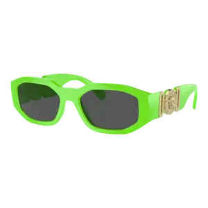 Versace Medusa Biggie Men Sunglasses Green Fluo