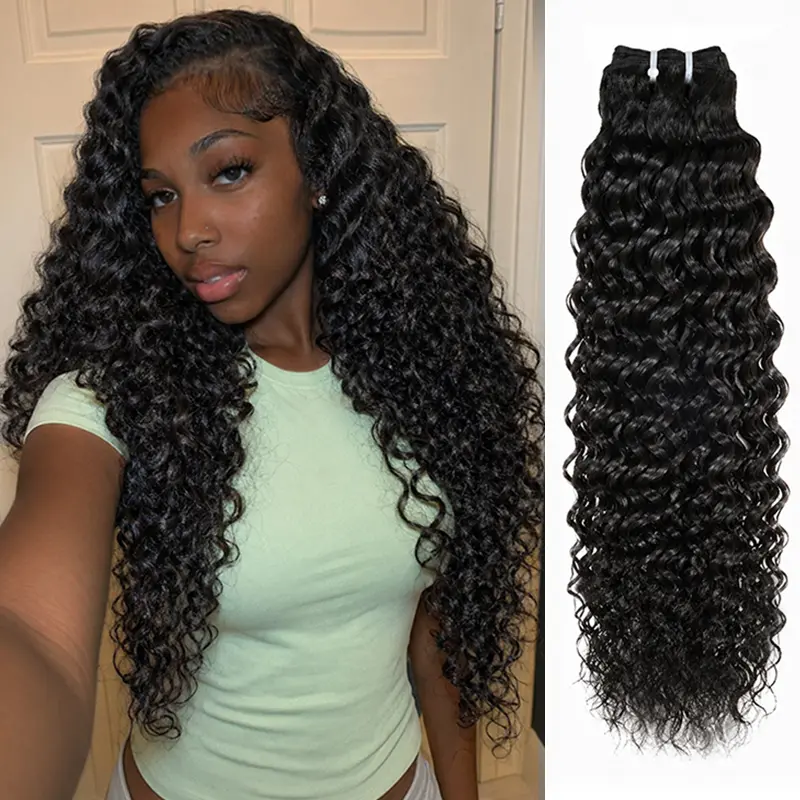 Paul's 10a Grade Burmese Curly Virgin Human Hair Bundles Natural Black Color Natural Hair Extension For Black Woman #TikTokShopStockUp SpringStatements