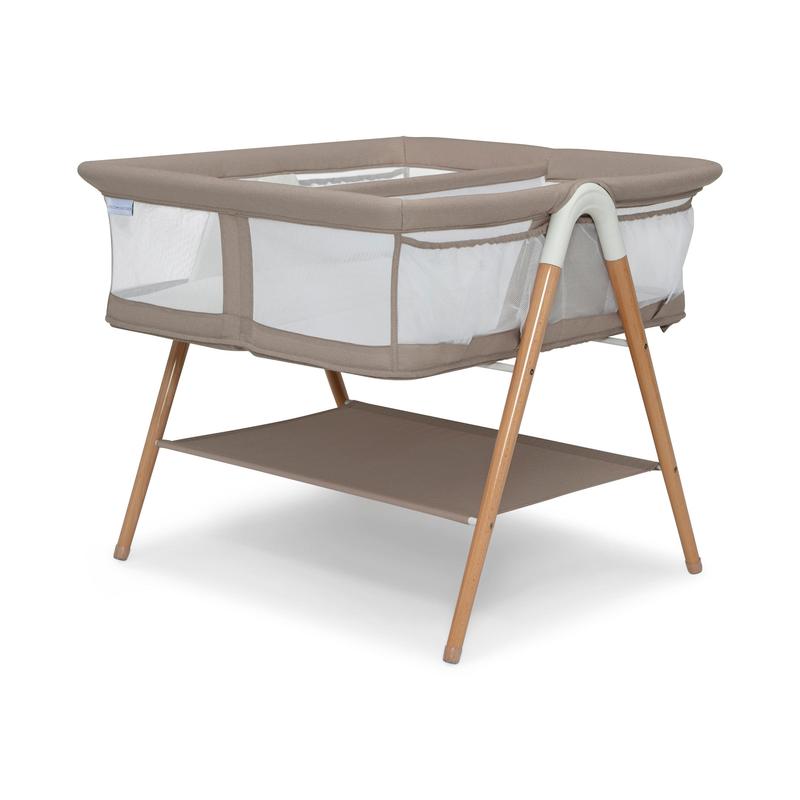 Bondi Beechwood Twin Bassinet