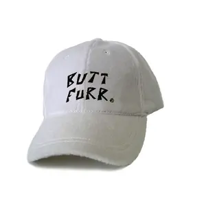 White - Butt Furr Baseball Cap