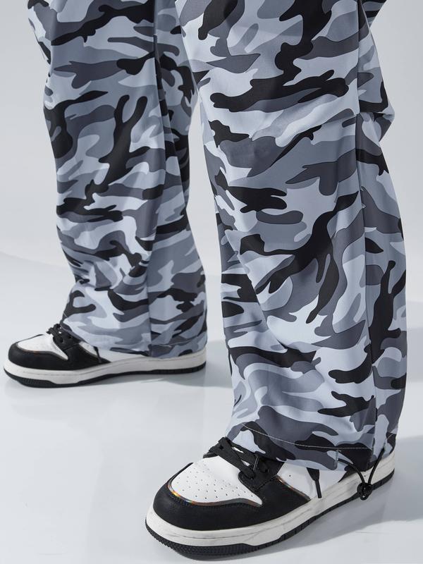 Men's Camouflage Sports Casual Trousers - With Pockets, Versatile Fashionable Casual Fitness Loose Seasonal Design
