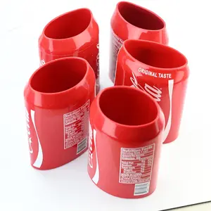 BEERSKIN Silicone Can Sleeve  - 10 Pack 12 oz (355ml) Hides Drink Can by Disguising it as a Can of Soda (Red) drinkware accessories