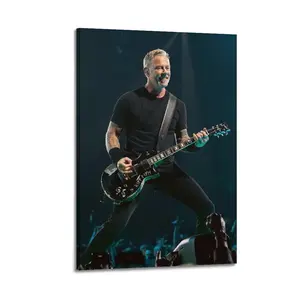 James Hetfield Modern Art Deco Painting Art Poster Wall Decoration Wall Poster Art Wall Rich Art Painting Corridor Art Painting Decoration