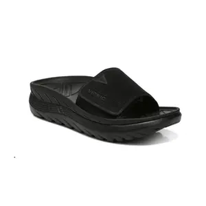 Vionic Women's Rejuvenate Recovery Sandal - Black/Black