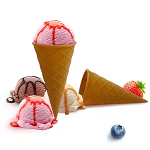 Silicone Ice Cream Cone Mold, Non-Stick Foldable Baking Tool, Easy DIY Dessert Maker, Home & Commercial Use, Summer Essential Kitchen Gadget