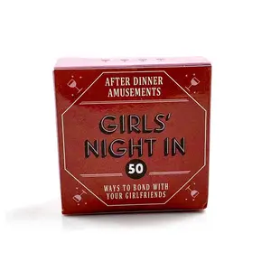 Girls' Party Table Card Game, Warm Friendship Interactive Time Cards, Easter Ramadan Christmas Thanksgiving Women's Party Holiday Gathering Essential