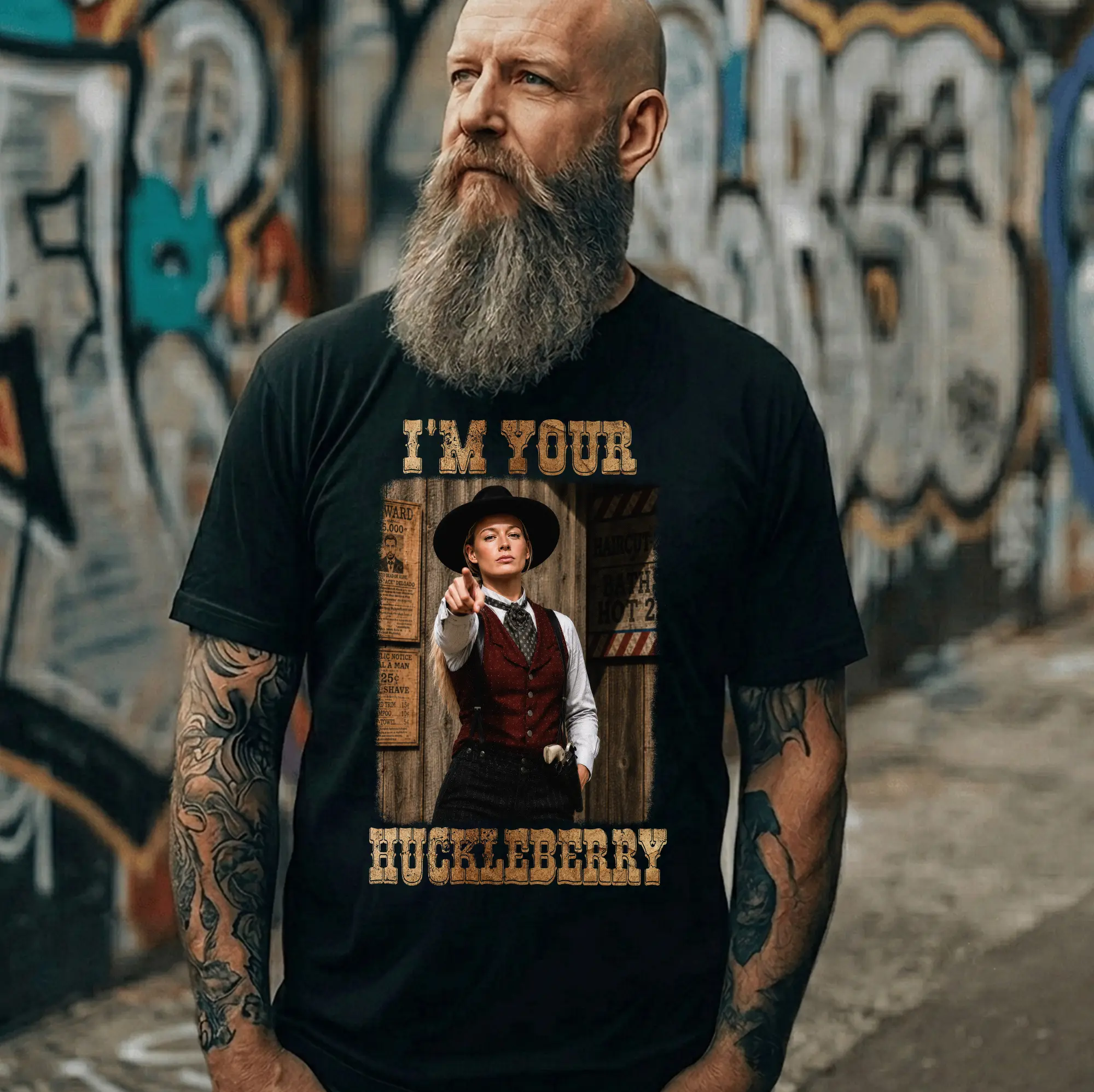 I'm Your Huckleberry Vibes Sophie Funny Gift T-Shirt, Hoodie, Full Sizes, Full Colors, Unisex Graphic Crewneck, For Men, For Women