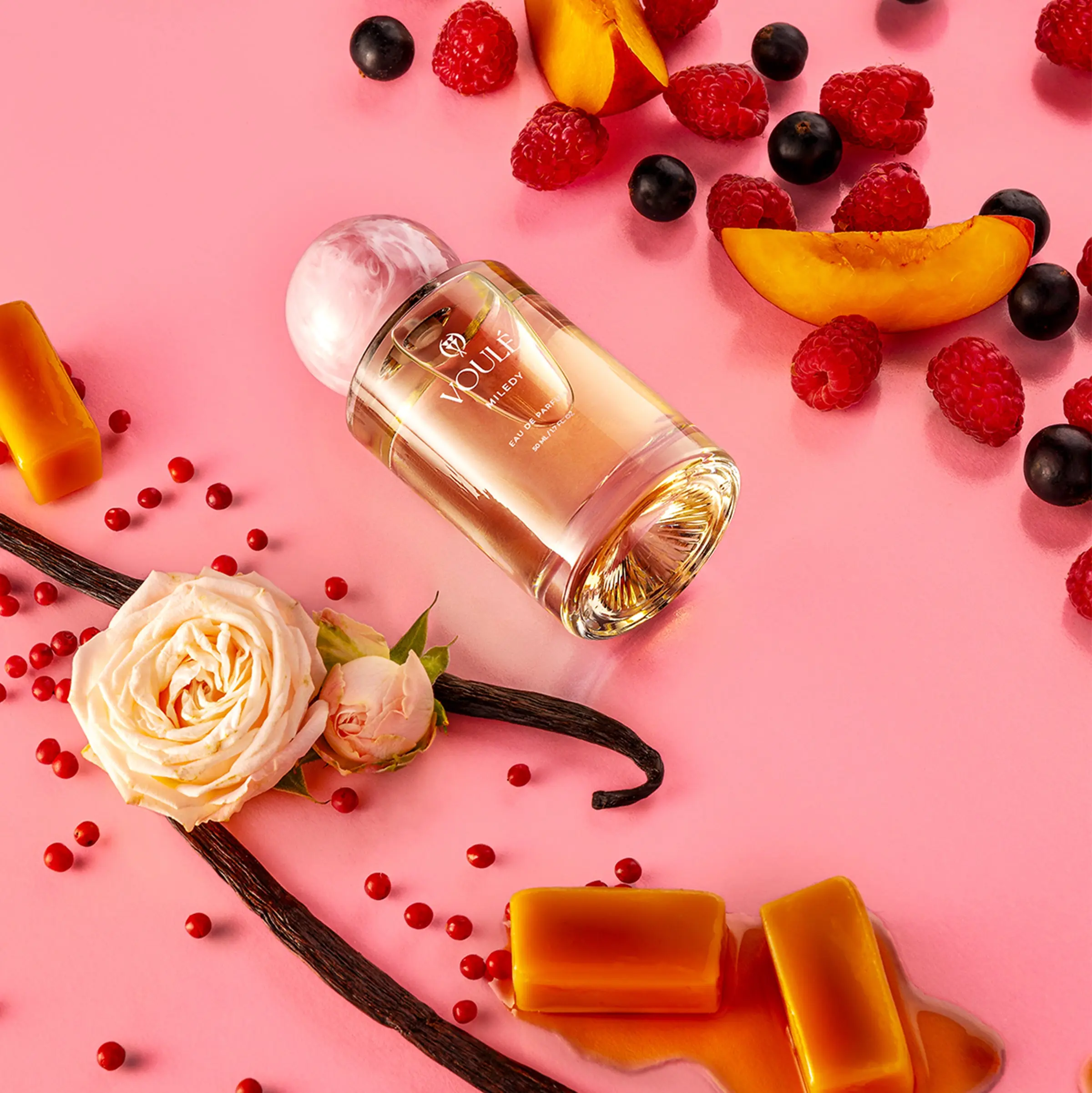 Miledy Eau de Parfum - Playful & Juicy Fragrance with Champagne, Apple, Bergamot, Caramel, Amber