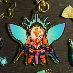 ULTRAKILL Gabriel Reversible Acrylic Keychain Charm
