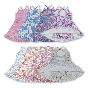 Girl Atheletic Dress Floral  Sports Dress  Yoga Dress