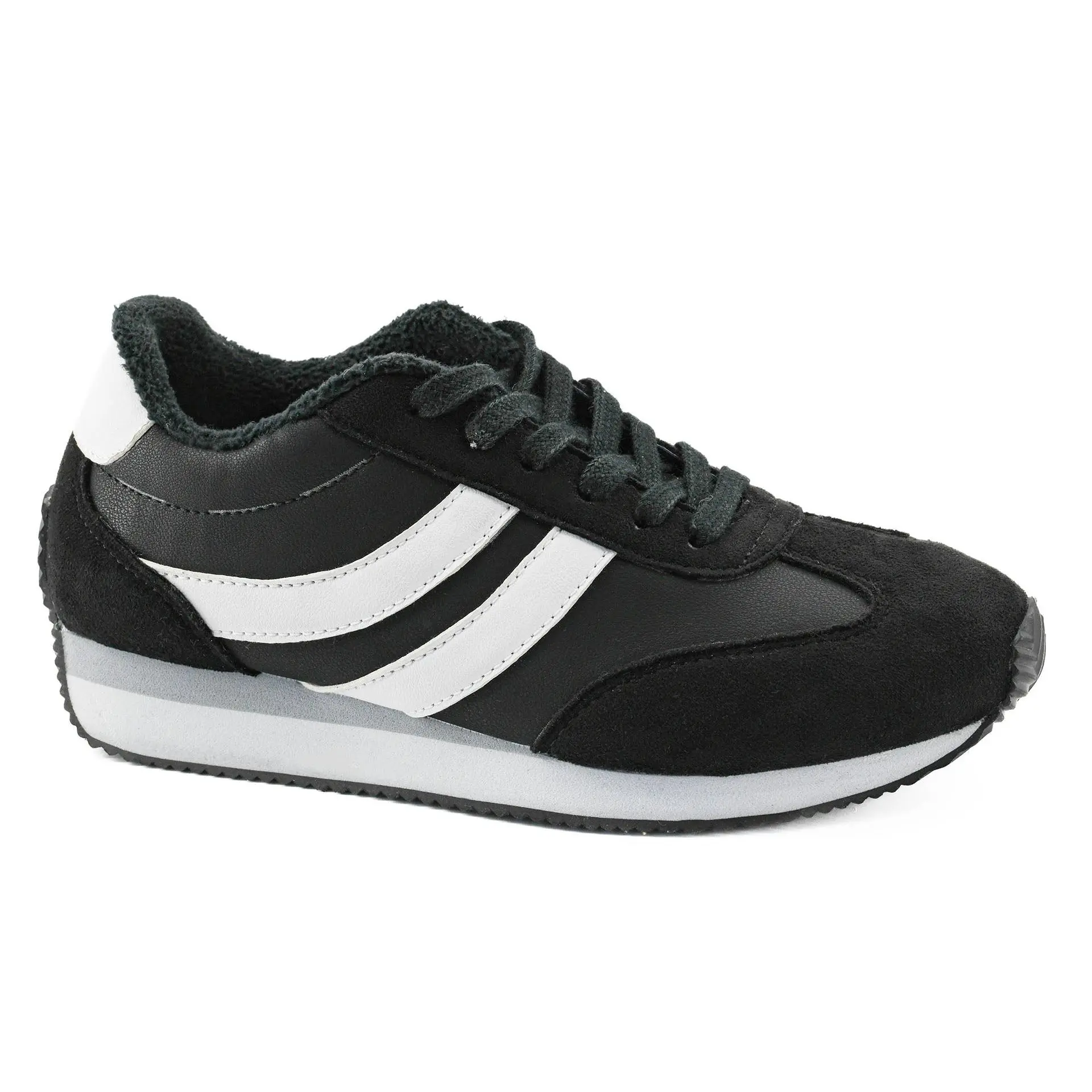 Corky’s Jet Lag Sneaker – Black & White