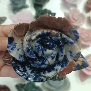 crystal flower carving  flower