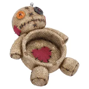 Voodoo Doll Ceramic Tray - 7 Inch Ceramic Material Perfect for Display and Decoration Smooth Elegant Surface Adds Charm to Any Room