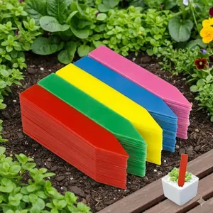 Waterproof Reusable Plant Labels, Durable Garden Tags for Outdoor & Indoor Plants, Customizable Nursery Markers with Easy Writing Surface, Weather-Resistant Gardening Tools for Farm & Home Garden Identification.