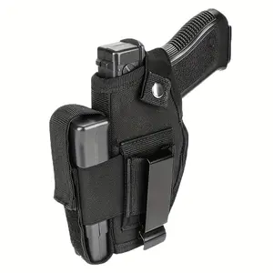 Unisex Holster, 9mm Pistol Holster, IWB/Owb Concealed Carrying Pistol Holster, with Cartridge Bag